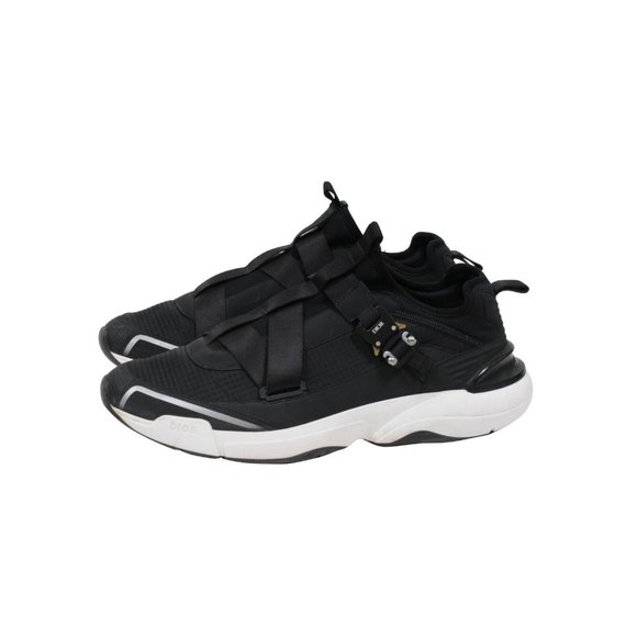 Dior Mens B24 Runtek Sneakers US 12 45 Black White Nylon Alyx Buckle Trainers - Picture 4 of 10
